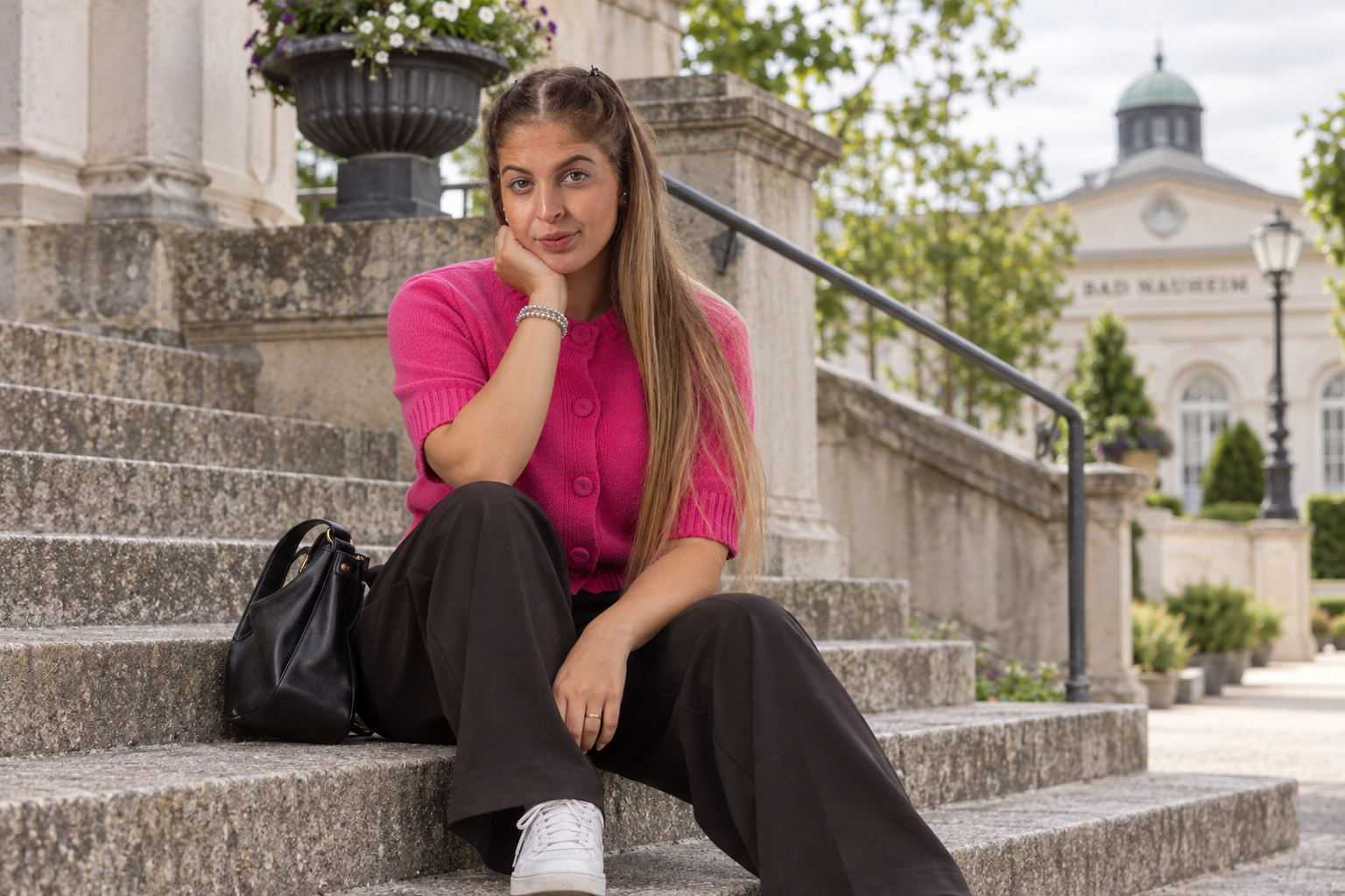 Bad Nauheim Streetstyle - Cardigan Kurzarm