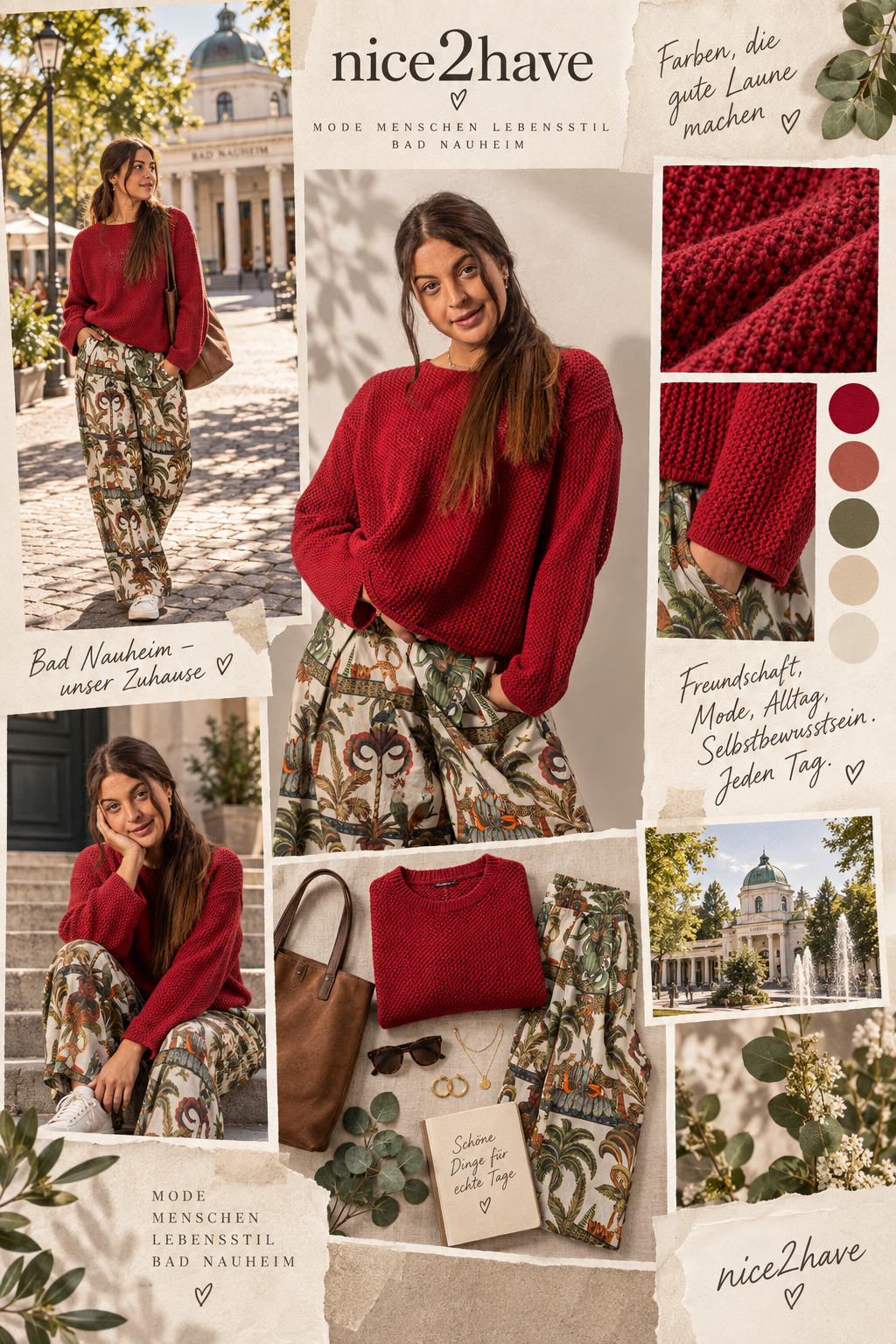 Moodboard - Inspiration für Ajour Pullover