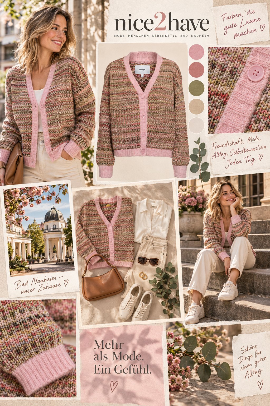 Moodboard - Inspiration für Cardigan NUSAMIA
