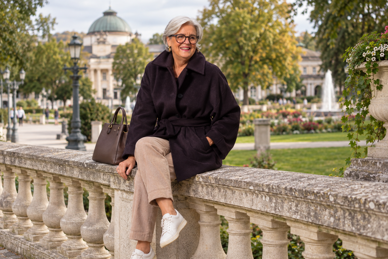 Bad Nauheim Streetstyle - ELYA Kurzmantel