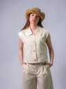 Blazerweste beige