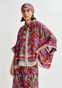 Oversize Hemd mit Allover Print