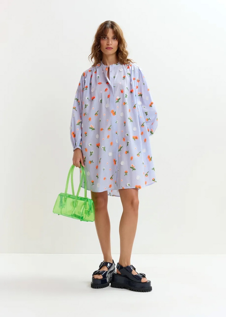 Hemdblusenkleid bestickt