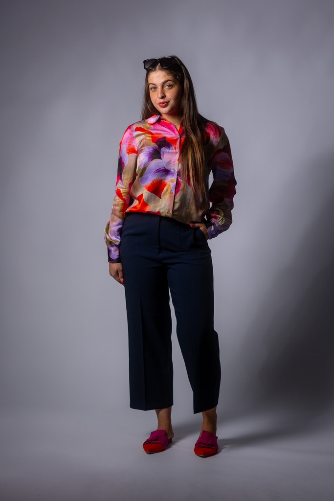 Culotte mit Bügelfalte