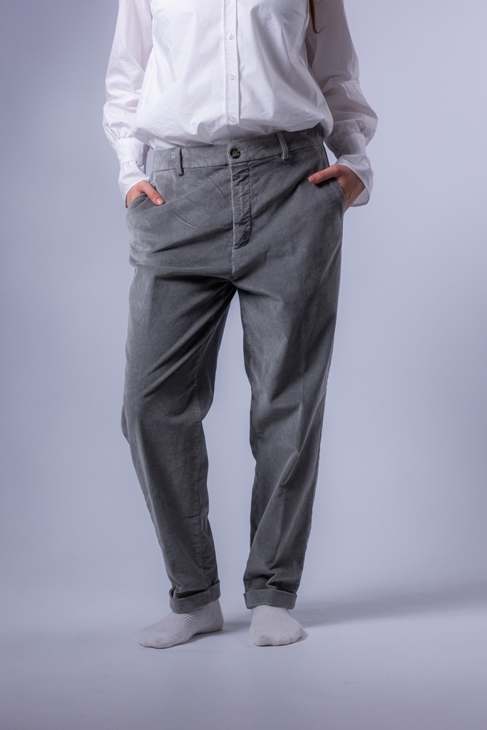 [P3510_4PNT3L520_GU-36] Cordhose in Chinoform (Grau, 36)