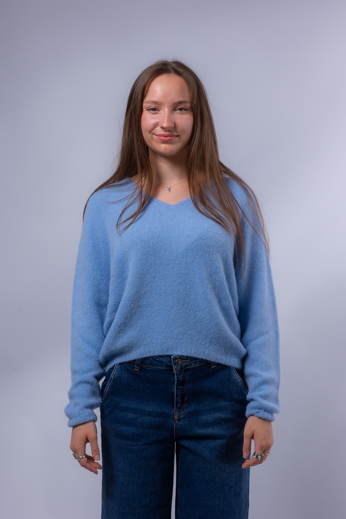 Pulli aus Babyalpaca Malva