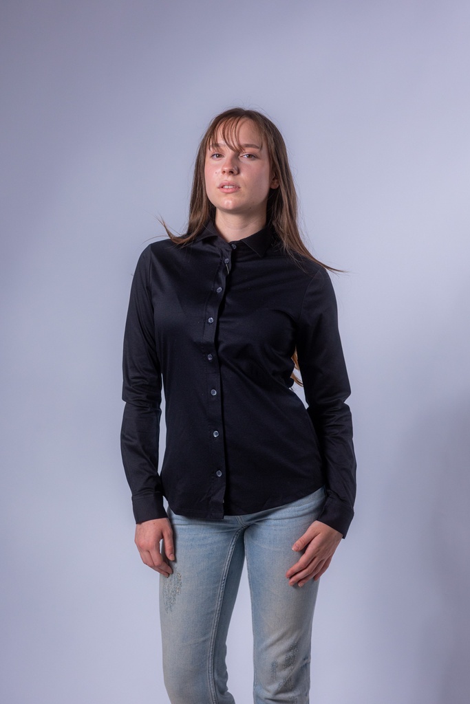 Jersey-Bluse Slim Michaela