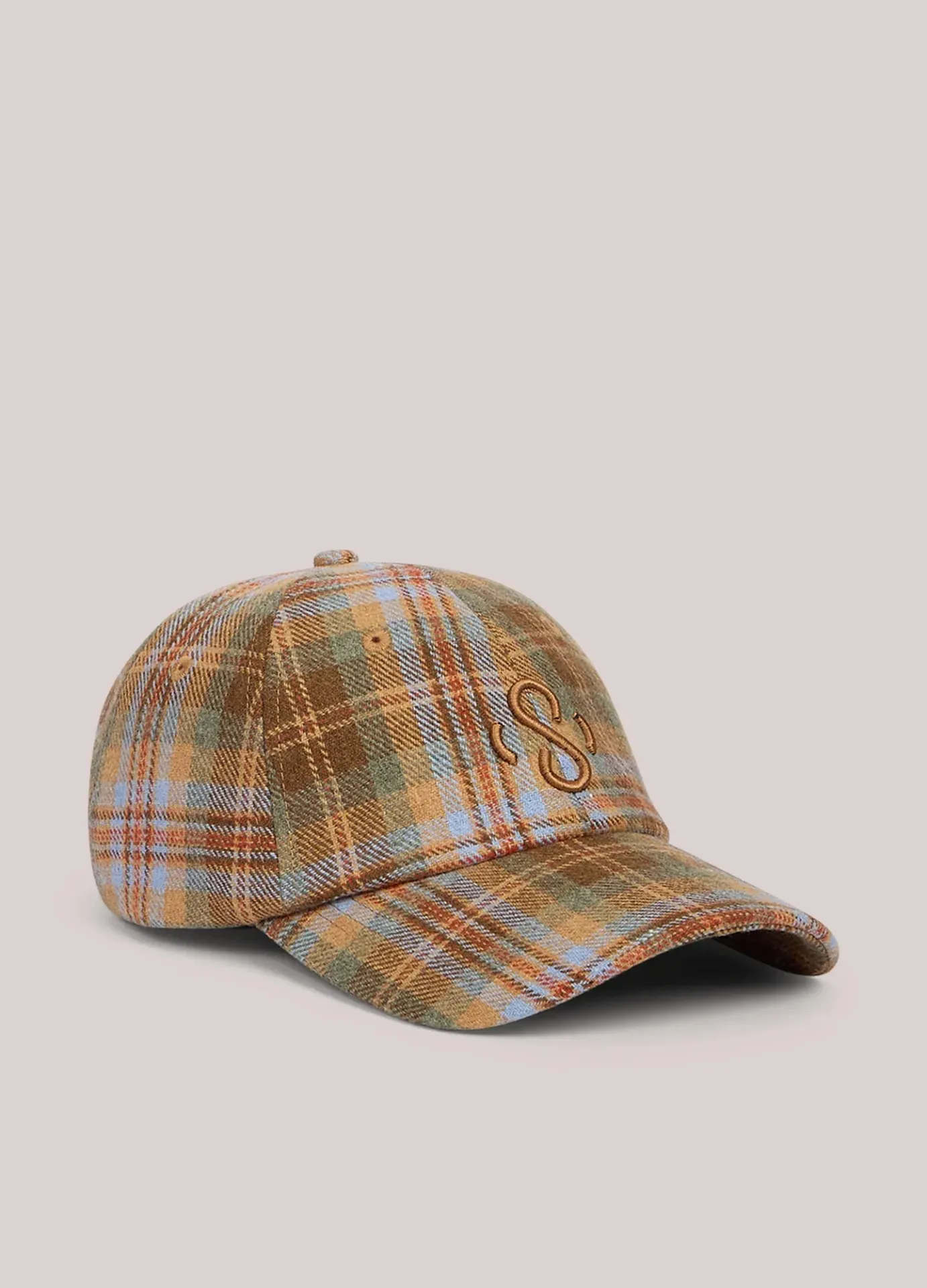 Cap mit Lurex-Logo