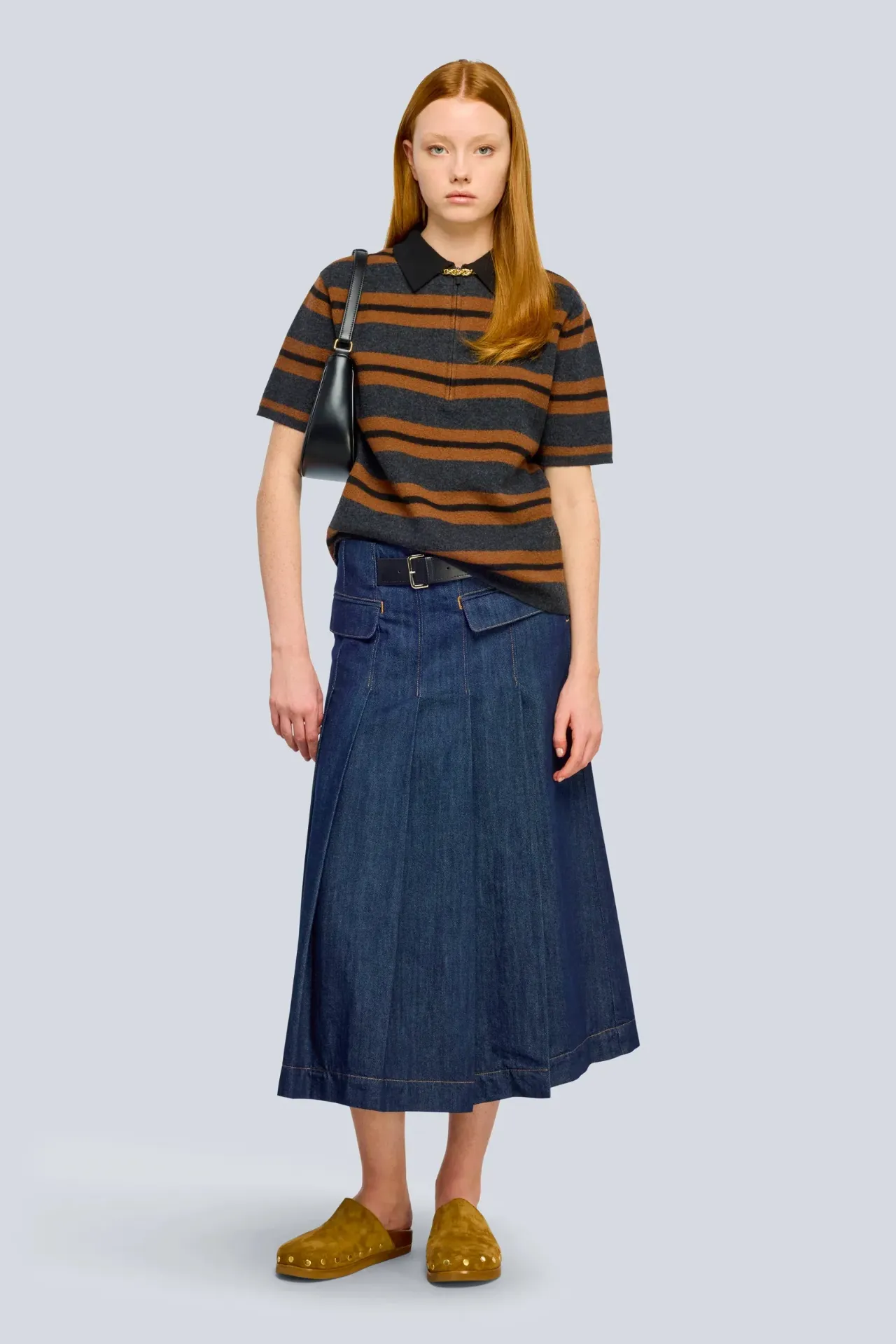 [P3538_Y6WY29_SW-38] Jeansrock Carla (Schwarz, 38)