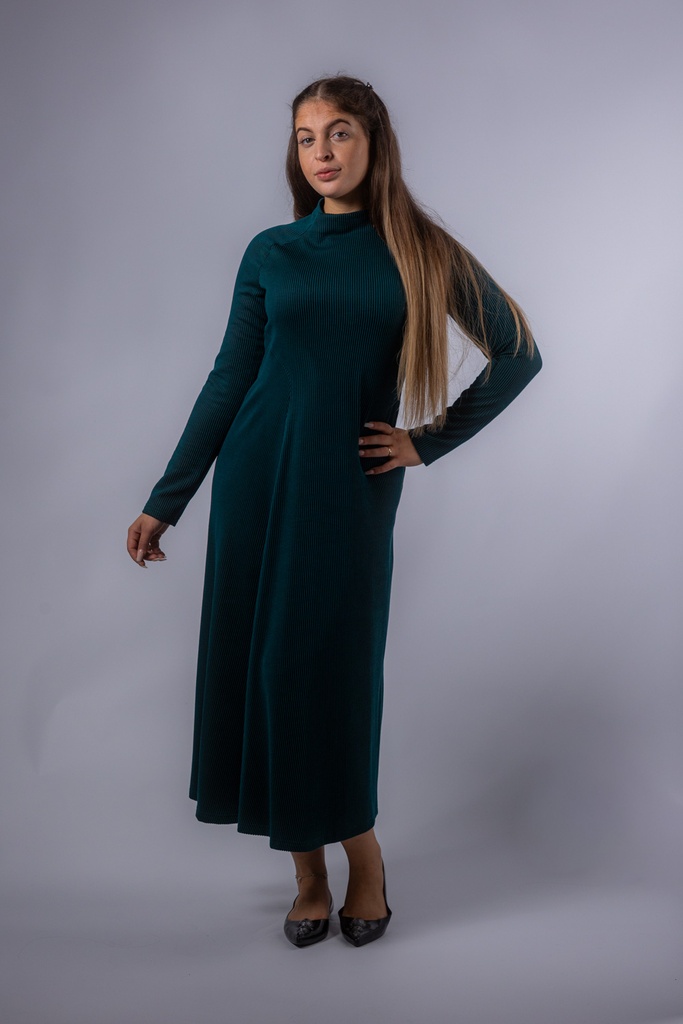 Maxikleid PETRONO mit Stehkragen