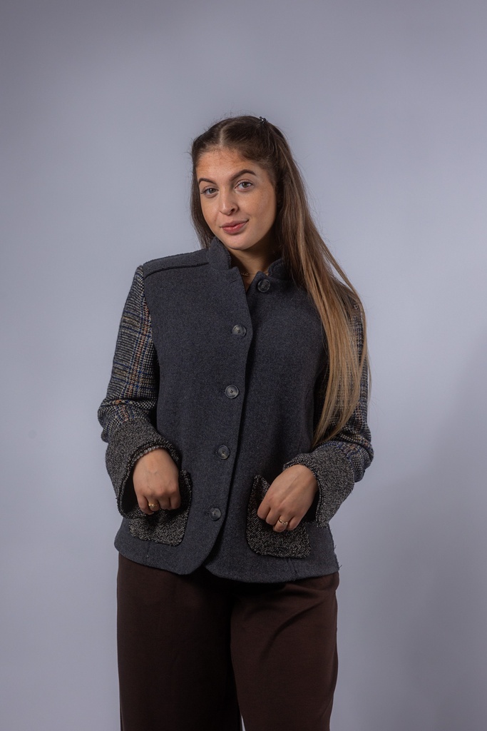 [P3562_D35003_GU-36] College Jacke mit Stehkragen (36)