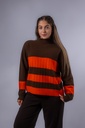 Kaschmir-Pullover mit Stehkragen