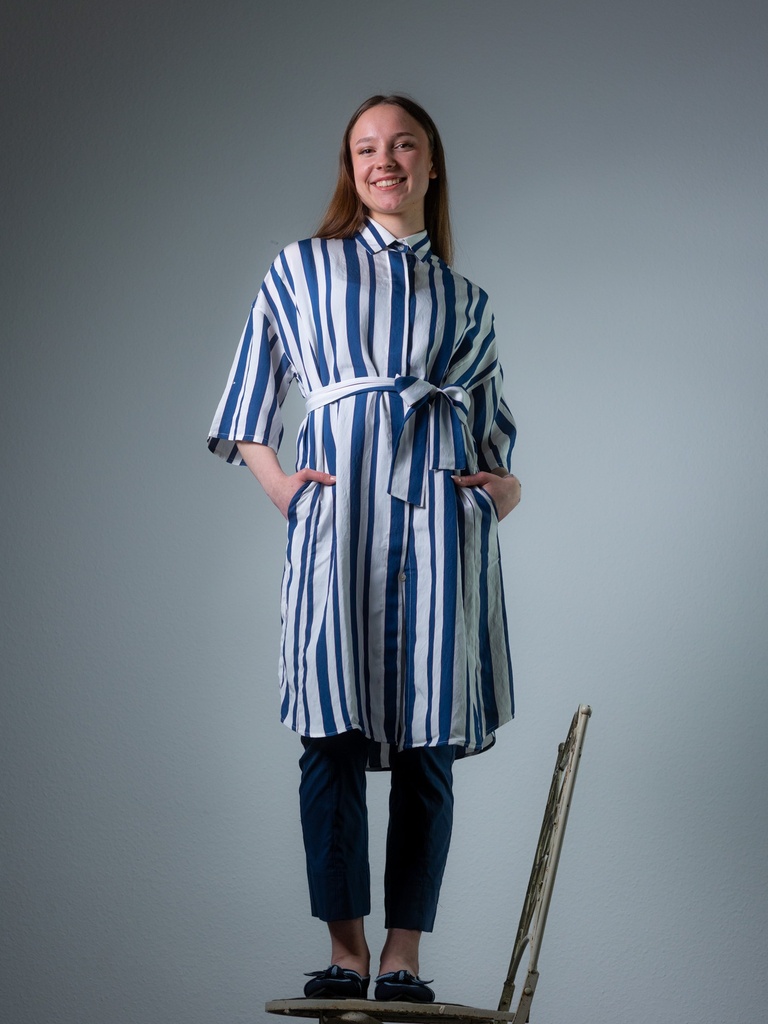 [Derby_GS-M] Kleid, gestreift (M)