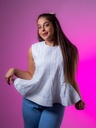 Bluse, weiß