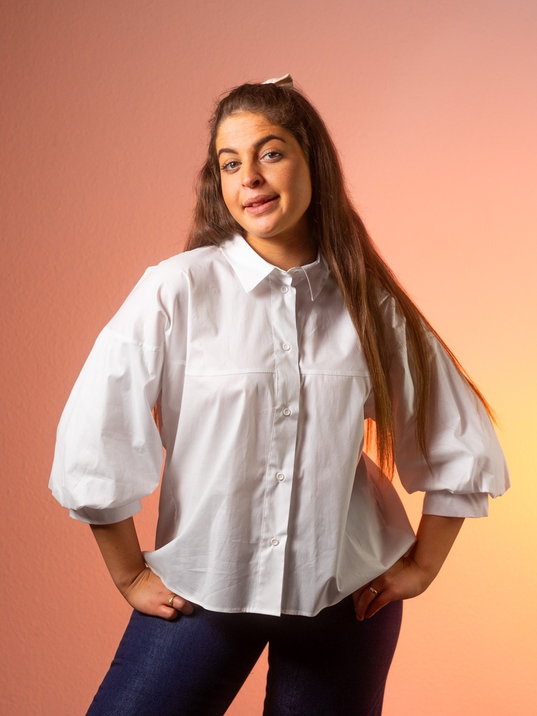 [1460_WS-36] Bluse, weiß