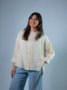 Bluse, beige
