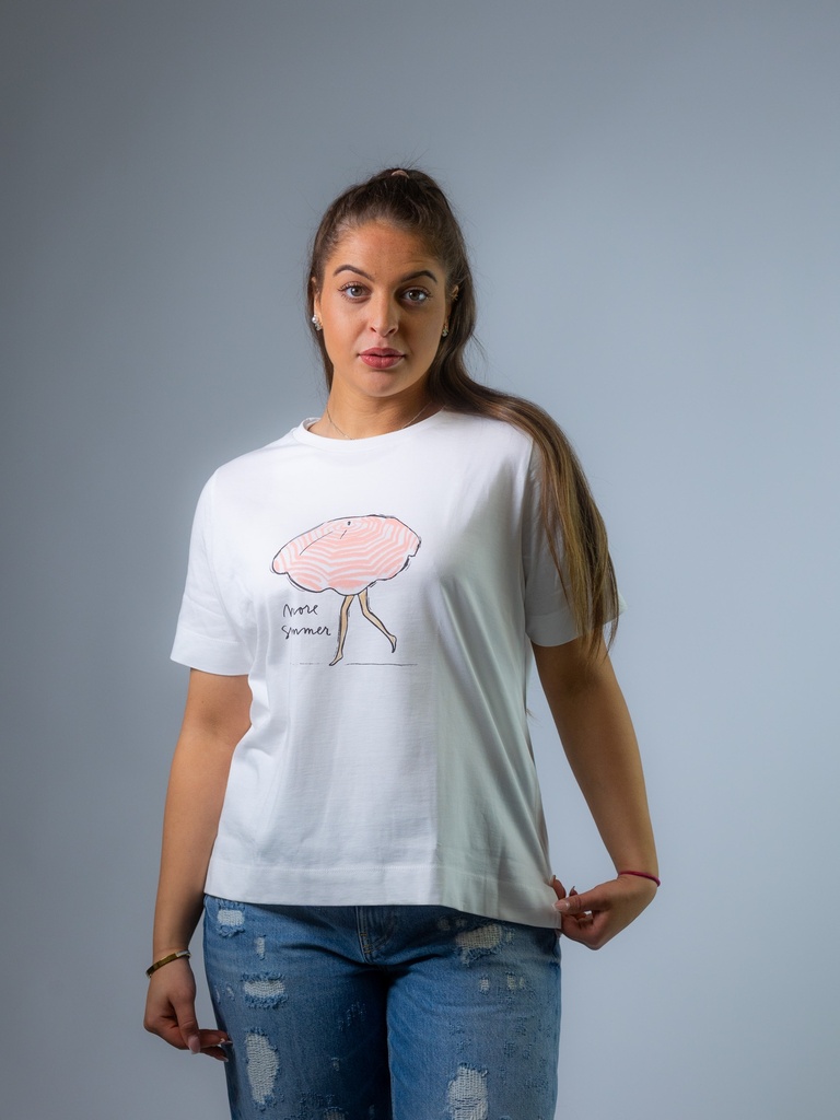T-Shirt, weiß