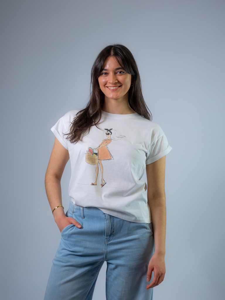 [22387_WS-L] T-Shirt, Obstkorb (L)