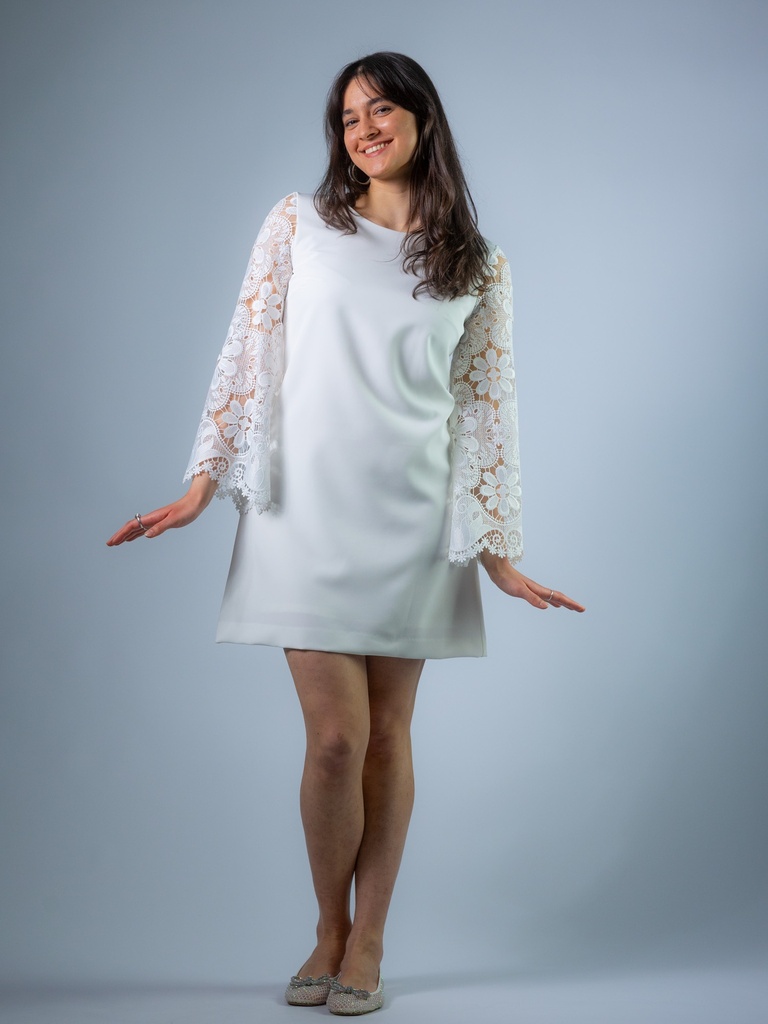 Minikleid, weiß