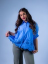 Bluse mit Lochstickerei