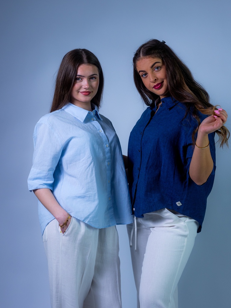 [81988_BL-36] Leinenbluse sky und nightblue (36)