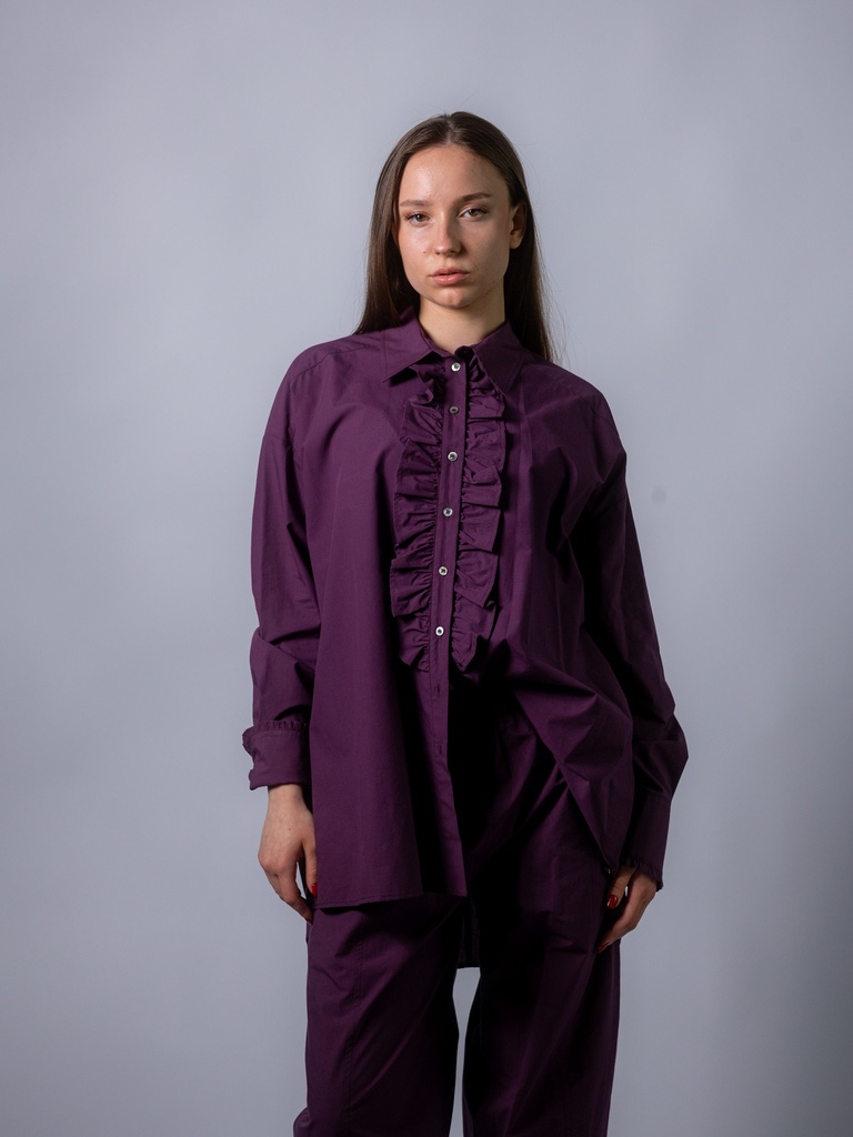 Longbluse bordeaux