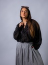 Bluse mit Volant