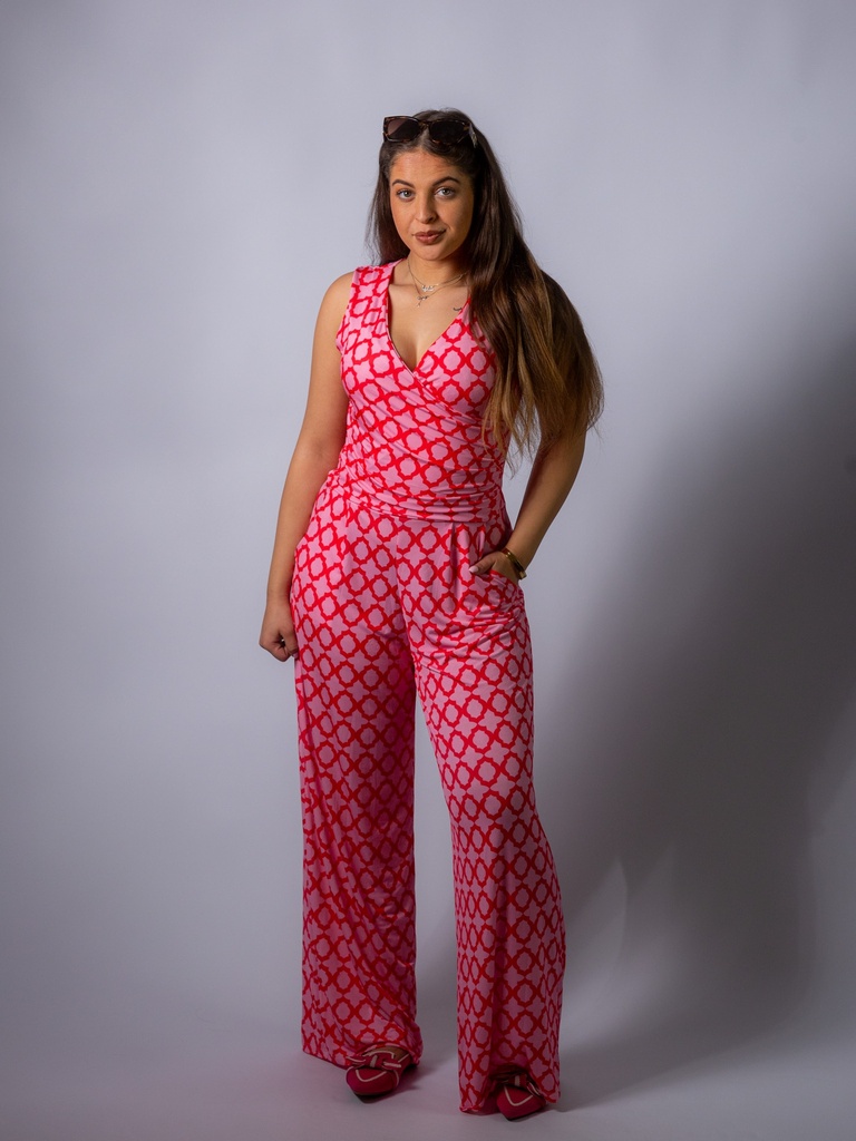 [10056P_PR-S] Jumpsuit Print (S)