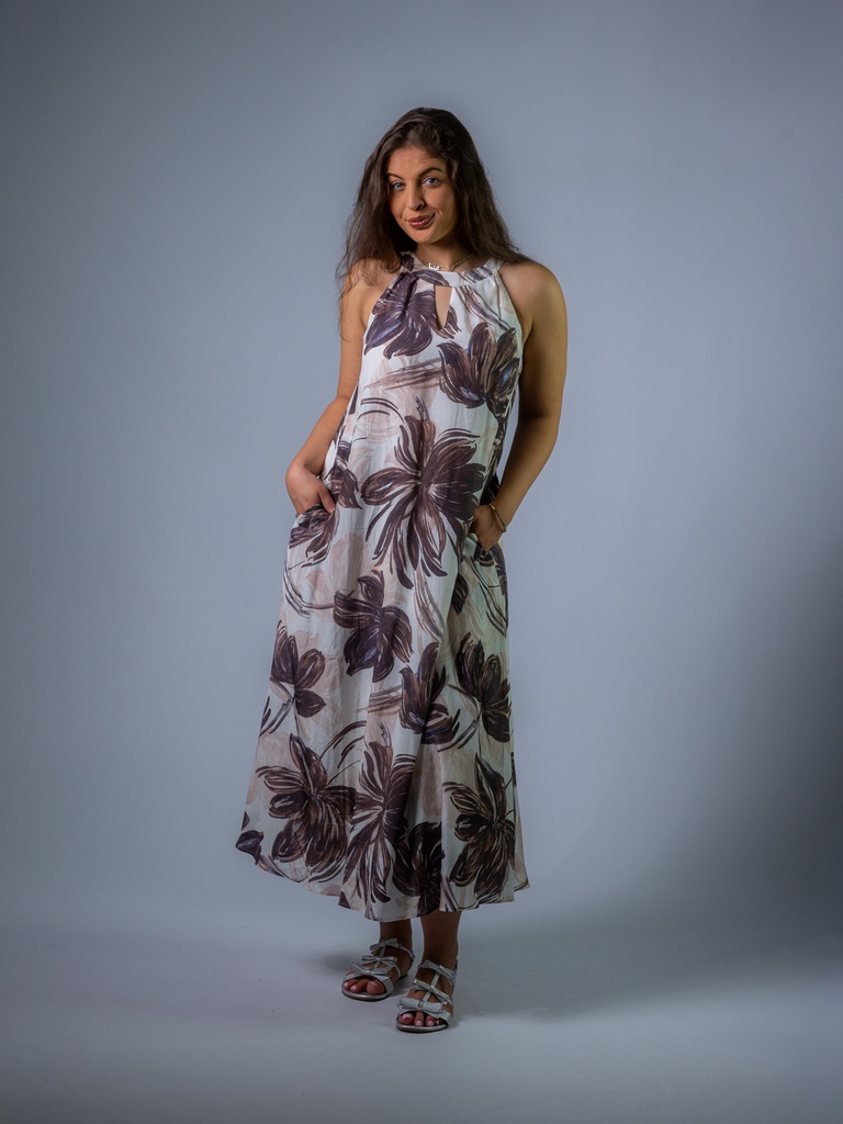 Neckholderkleid Floral