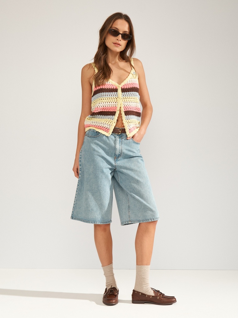 [706780_GS-XS] Häkeltop in Pastel (XS)