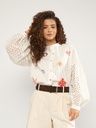 Bluse mit Ballonärmel