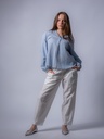 Damenbluse mit V-Ausschnitt