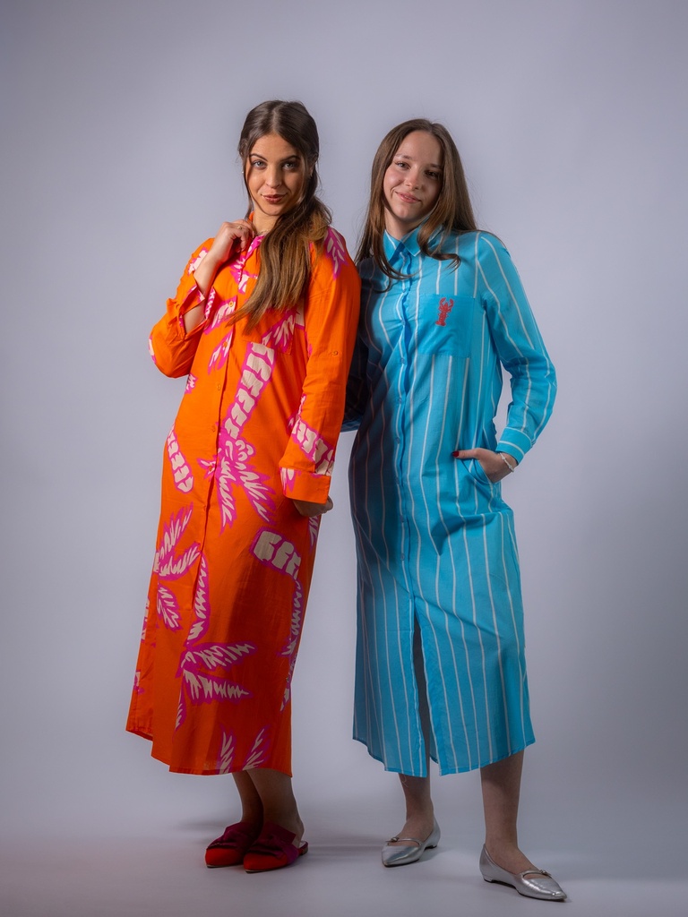 Originalprodukt - Mantelkleid mit Stehkragen